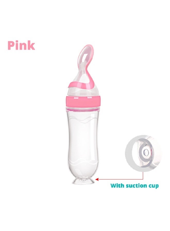Chicco Silicone Squeeze Baby Feeding Bottle with Soft Spoon Tip, Hygienic Protective Cover and Stable Suction Base - BPA Free Food Grade Silicone for Purees. - Image 5